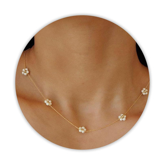 Elegance in Bloom: Review of the SmileBelle Daisy Pearl Necklace