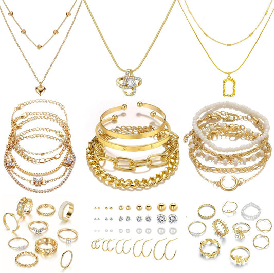 Unlock Elegance: Review of the IFKM 36 PC Gold Plated Jewelry Set for Any Occasion!